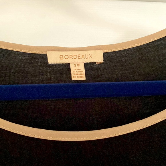 Black Bordeaux Anthropologie top - Picture 2 of 5